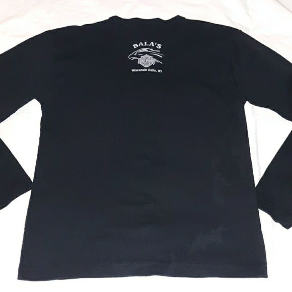 Harley Davidson Ladies LS‎ Shirt Bar & Shield Shirt - Picture 4 of 5